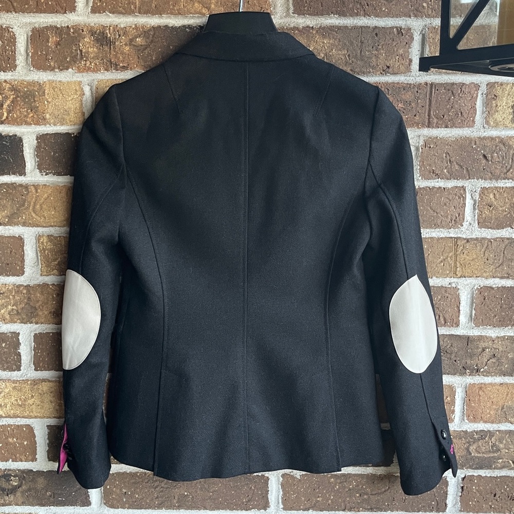 New BANANA REPUBLIC Classic Wool black blazer jacket career cocktail - Picture 12 of 15